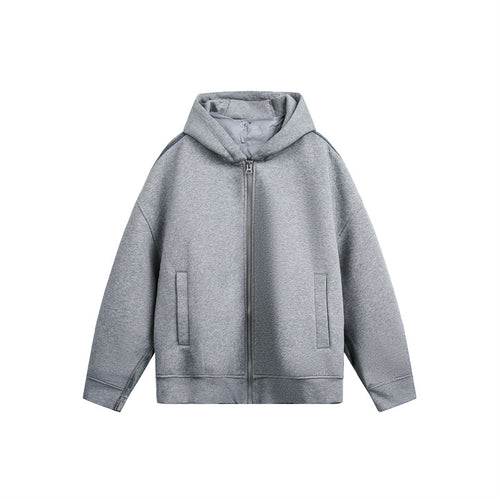 Unisex Oversize Kapuzen‑Sweatjacke mit Reißverschluss, Eingrifftaschen und gefütterter Kapuze Nord Taschen