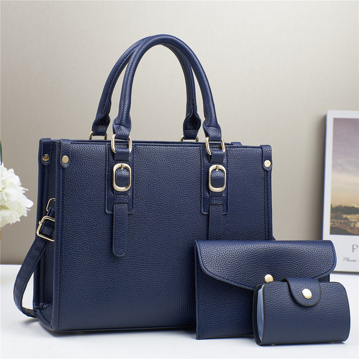 Damen elegante Handtasche mit abnehmbarer Mini-Clutch Nord Taschen