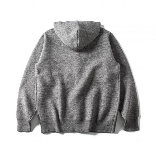 Unisex Kapuzen-Strickcardigan mit durchgehender Knopfleiste und gerippten Abschlüssen Nord Taschen