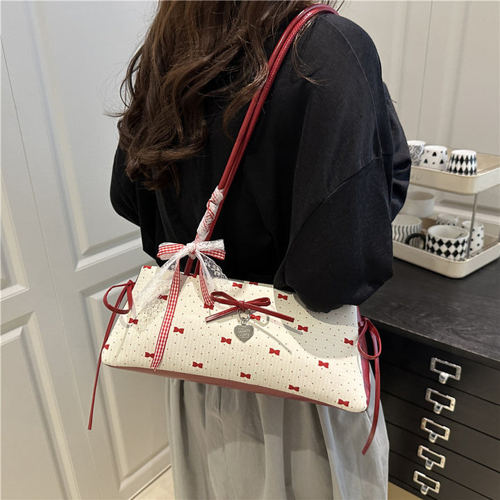 Damen Handtasche mit verspieltem Schleifendetail Nord Taschen