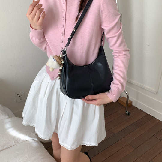 Damen Hobo-Tasche mit niedlichen Anhängern und verstellbarem Schulterriemen Nord Taschen