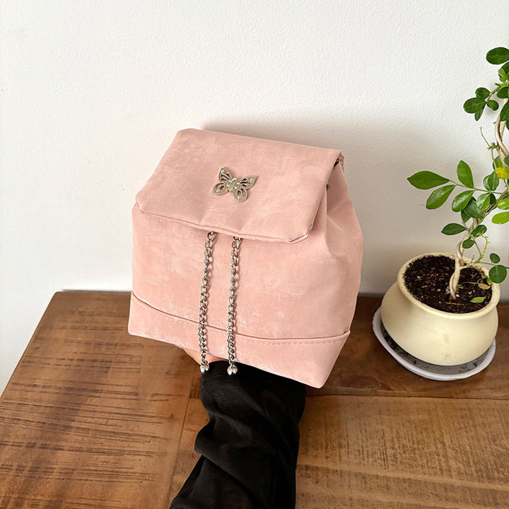 Damen stilvolle Rucksacktasche mit elegantem Kettendetail Nord Taschen