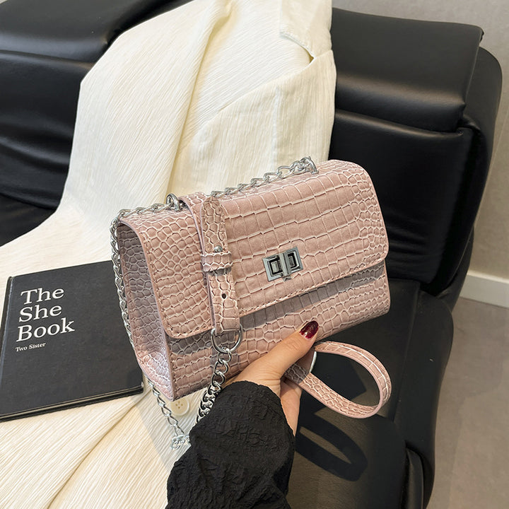 Damen Umhängetasche mit elegantem Krokodil-Design Nord Taschen