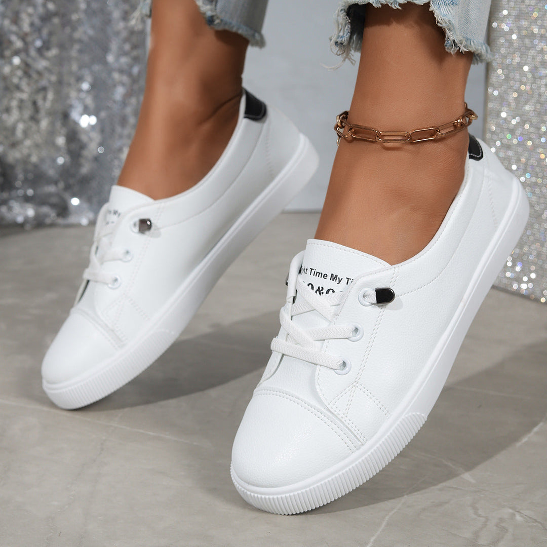 Damen komfortable Sneakers mit modischem Design und atmungsaktiver Oberfläche