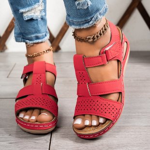 Damen Komfortable Riemensandalen mit anatomischem Fußbett
