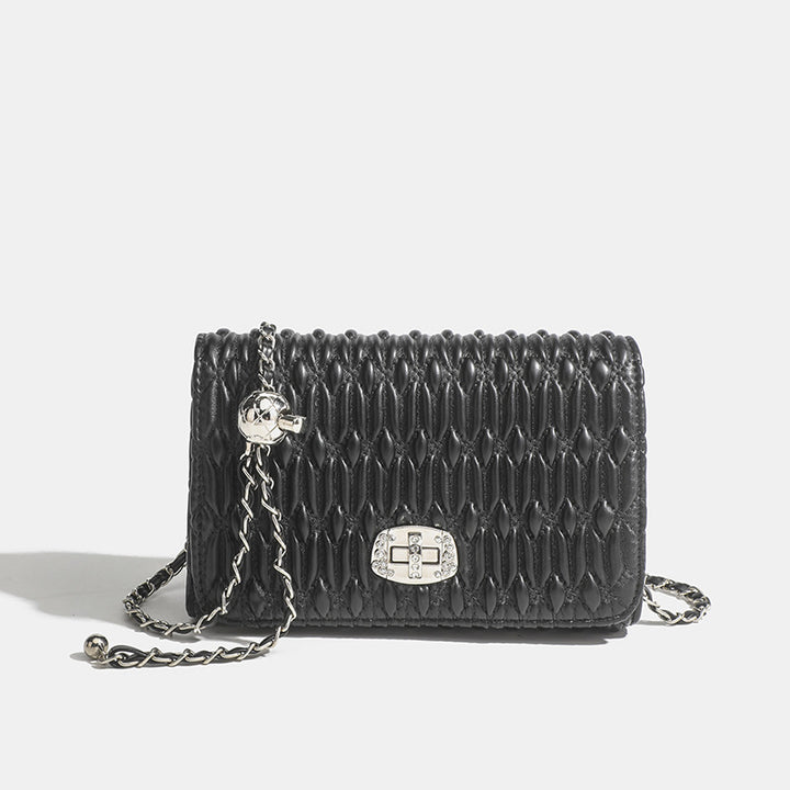 Damen Clutch-Tasche mit strukturiertem Obermaterial und eleganter Kette Nord Taschen