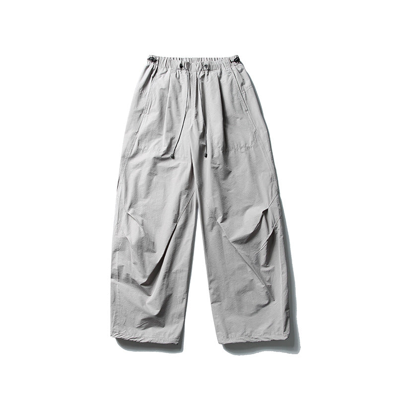 Unisex Weite Ripstop-Hose im Balloon‑Schnitt mit Tunnelzugbund und Utility‑Taschen Nord Taschen