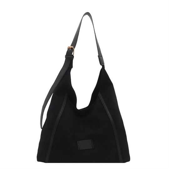 Damen elegante Umhängetasche aus hochwertigem Wildleder Nord Taschen