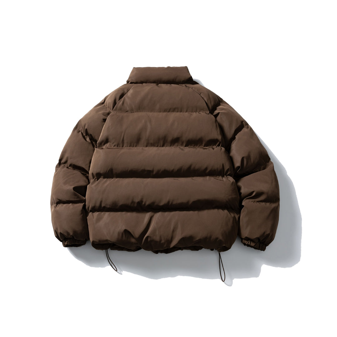 Unisex Kurz geschnittener Steppblouson im Boxy‑Cut mit hohen Kragen und Kordelzug Nord Taschen