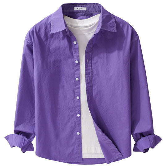 Herren Lässiges Layering-Hemd mit integriertem T-Shirt-Einsatz Nord Taschen