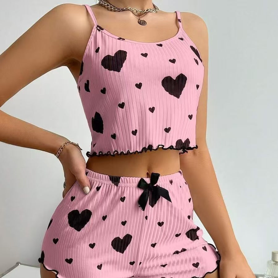 Bedrucktes Pyjama-Set