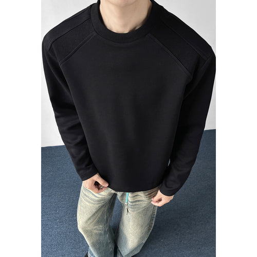 Herren Lässiger Sweatshirt mit Raglanärmeln Nord Taschen