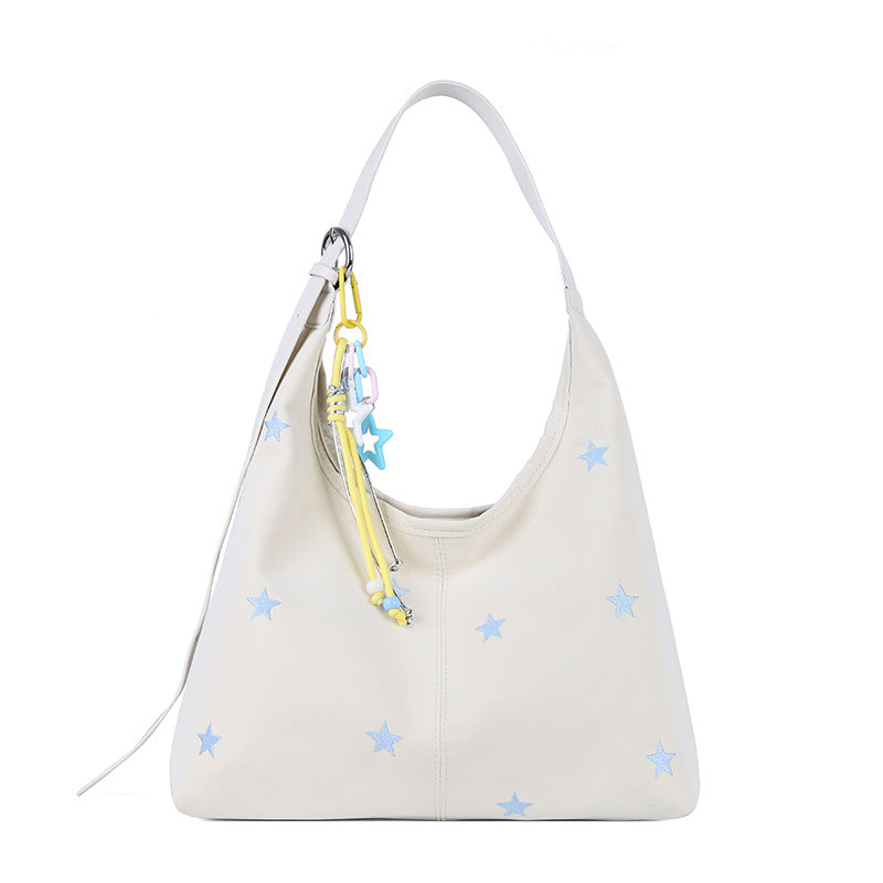 Damen Hobo Tasche mit funkelnden Sternenapplikationen Nord Taschen