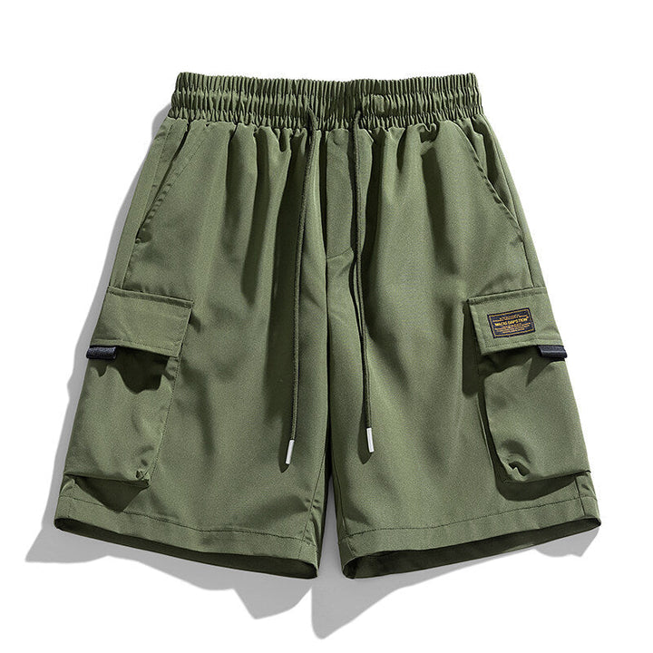 Herren Cargo-Shorts mit elastischem Bund und praktischen Taschen
