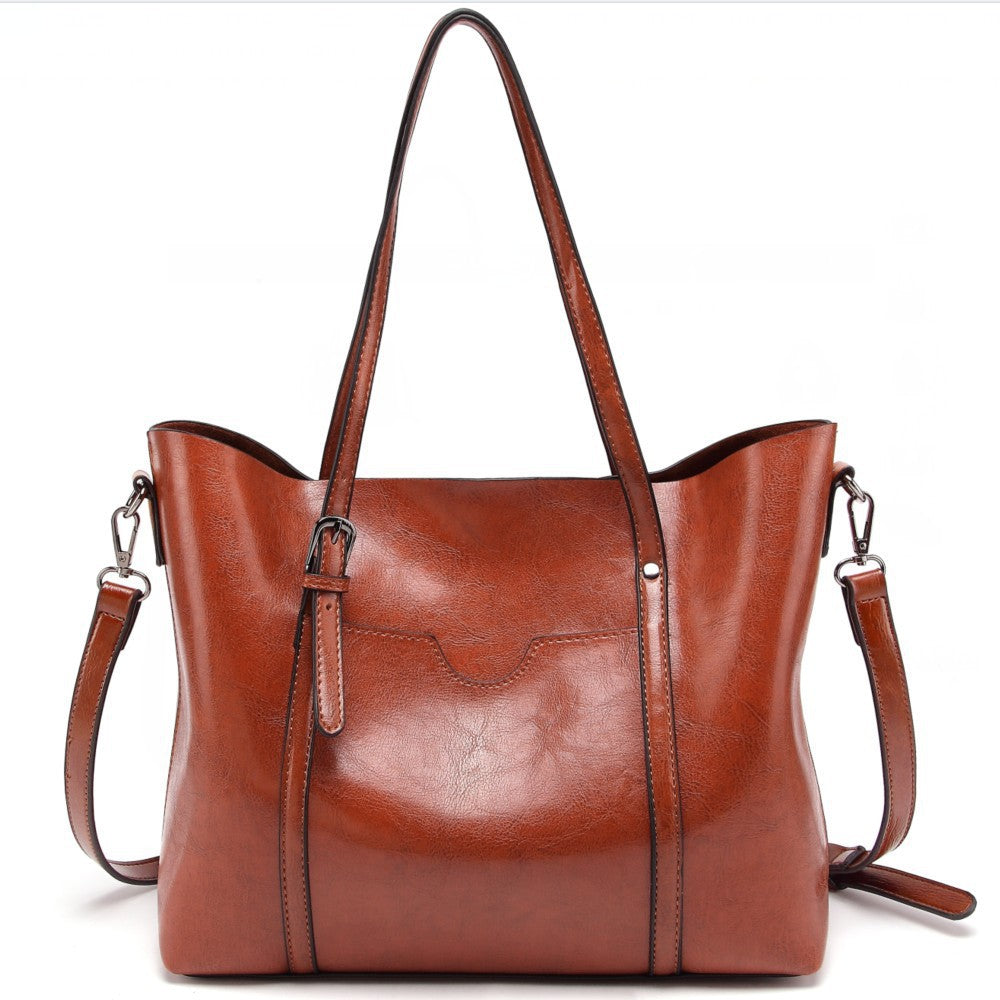 Damen Schultertasche mit eleganter Struktur und verstellbarem Schulterriemen Nord Taschen