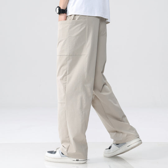 Herren Weite Utility-Cargohose im Relaxed-Fit mit aufgesetzten Taschen Nord Taschen
