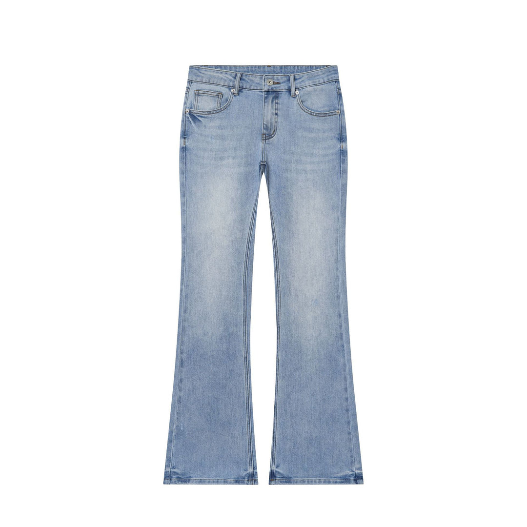 Damen Hochtaillierte ausgestellte Jeans mit Kickflare und Fünf‑Taschen‑Schnitt Nord Taschen