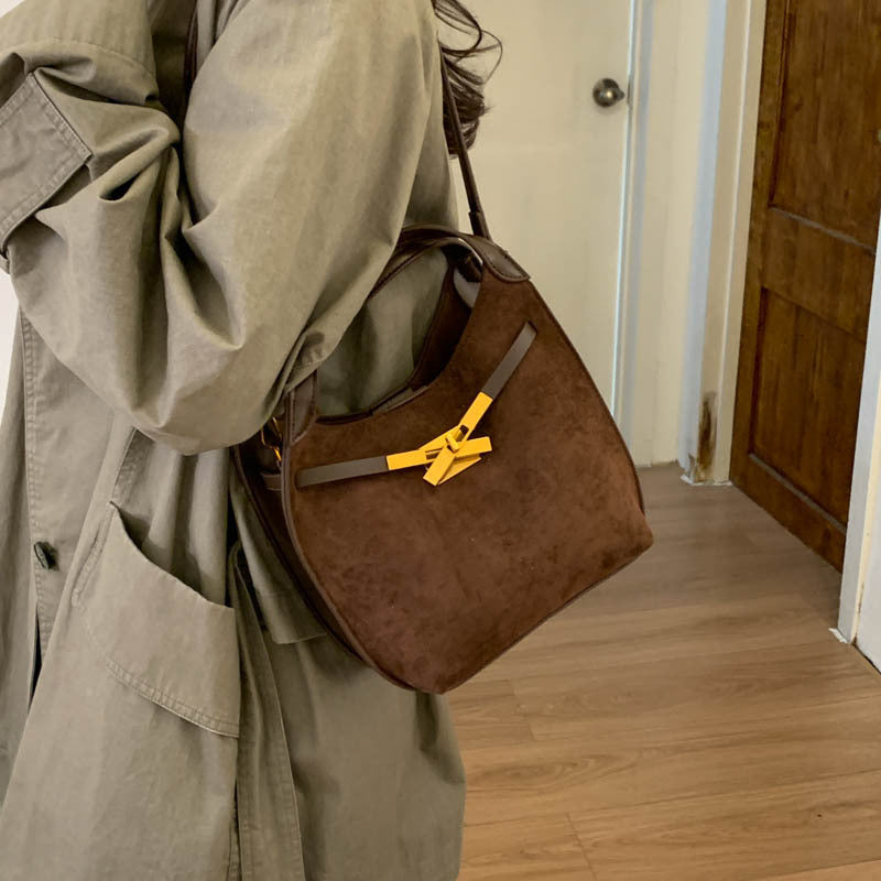 Damen elegante Umhängetasche mit abnehmbarem Kosmetiktäschchen Nord Taschen