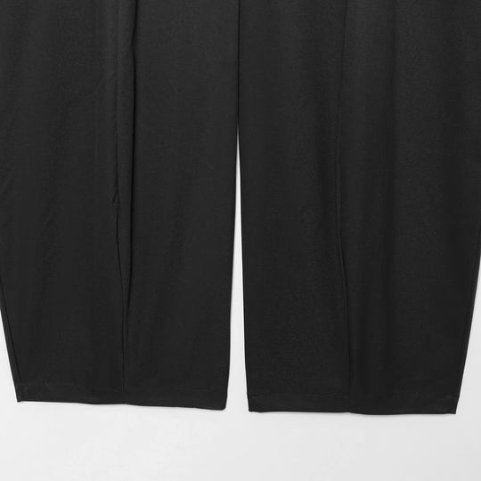 Damen Culotte-Hose mit hoher Taille, markanten Mittelfalten und kastiger Silhouette Nord Taschen