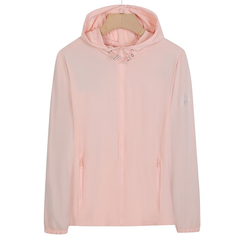 Unisex Leichte wind- und wasserabweisende Kapuzen‑Übergangsjacke mit durchgehendem Reißverschluss, Reißverschlusstaschen & elastischen Bündchen Nord Taschen