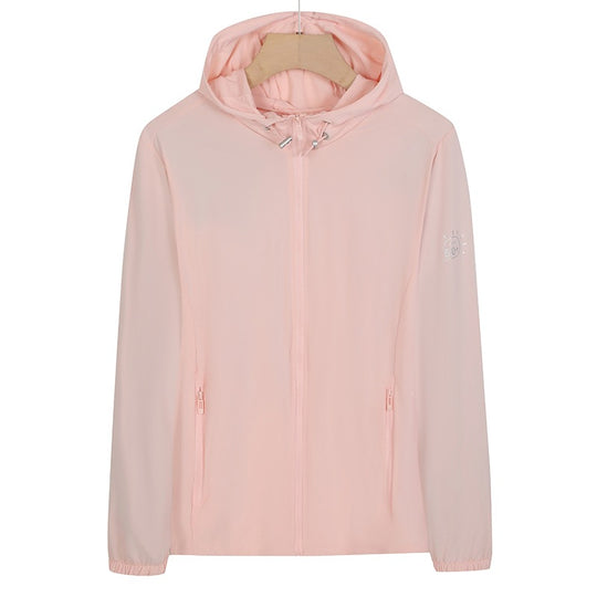 Unisex Leichte wind- und wasserabweisende Kapuzen‑Übergangsjacke mit durchgehendem Reißverschluss, Reißverschlusstaschen & elastischen Bündchen Nord Taschen