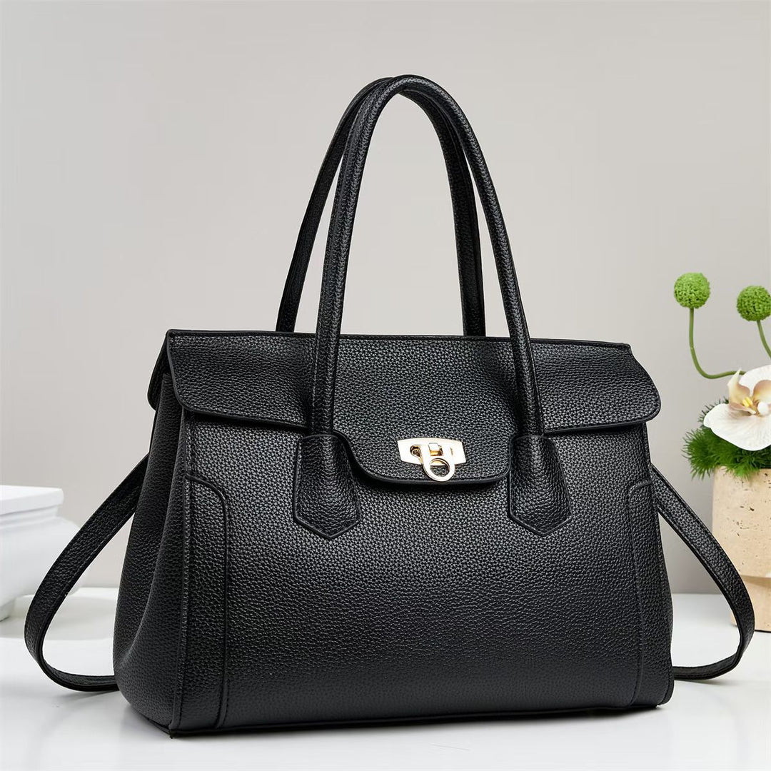 Damen elegante Handtasche mit praktischen Fächern und abnehmbarem Schulterriemen Nord Taschen