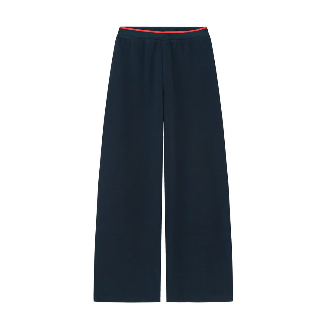 Damen Boxy-Rippstrick-Pullover mit Rundhalsausschnitt Nord Taschen