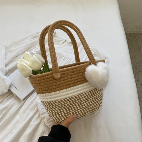Damen Strandtasche mit elegantem gewebten Design Nord Taschen