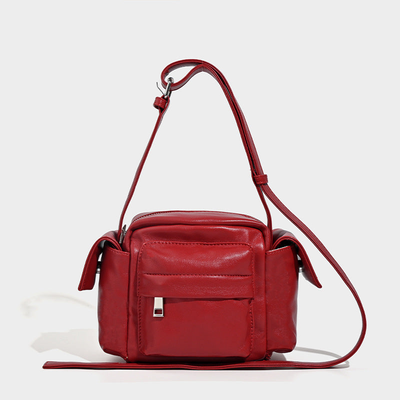 Damen praktische Crossbody-Tasche mit verstellbarem Riemen und mehreren Fächern Nord Taschen