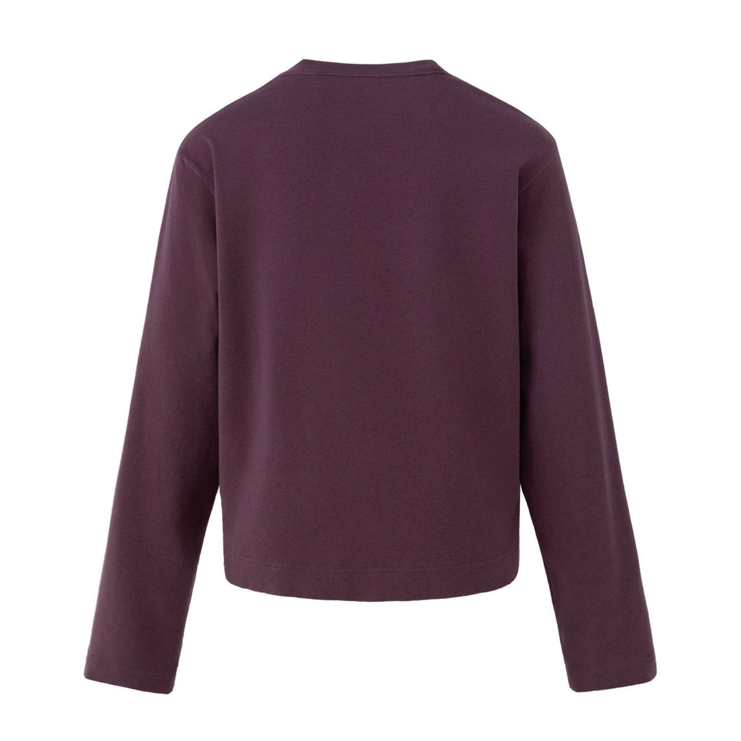 Damen Lässiges Sweatshirt mit Nietenbesatz, Print‑Einsatz und Rundhalsausschnitt Nord Taschen