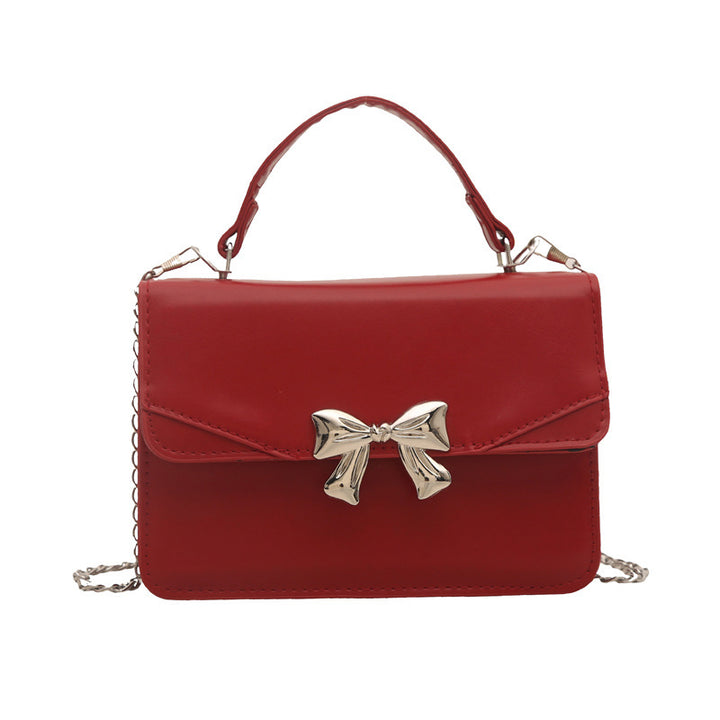 Damen elegante Handtasche mit verspieltem Schleifenakzent Nord Taschen