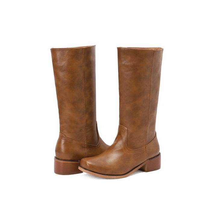 Nord Taschen | Damen Plateau Stiefel Bequeme
