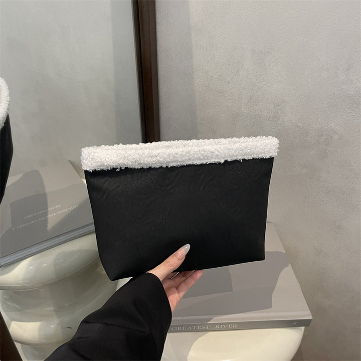 Damen Kosmetiktasche aus strukturiertem Kunstleder mit weichem Obermaterial Nord Taschen