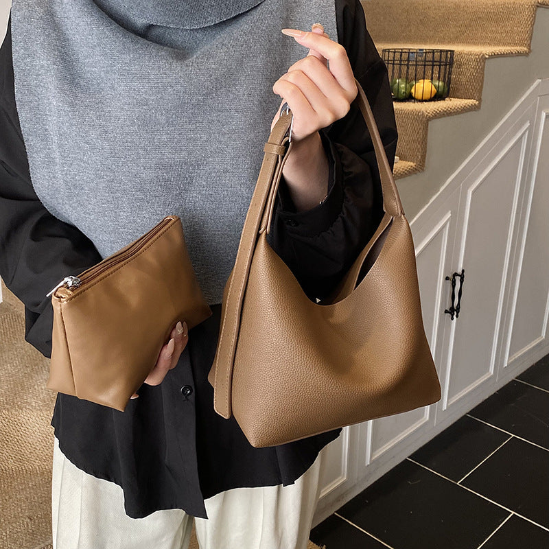 Damen stilvolle Hobo-Tasche aus hochwertigem Kunstleder Nord Taschen