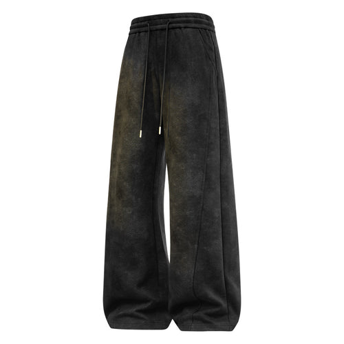 Damen weite Relax-Fleecehose mit hohem Bund, Tunnelzug und dekorativen Nahtsteppungen Nord Taschen