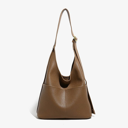 Damen praktische Hobo-Tasche aus geschmeidigem Leder Nord Taschen