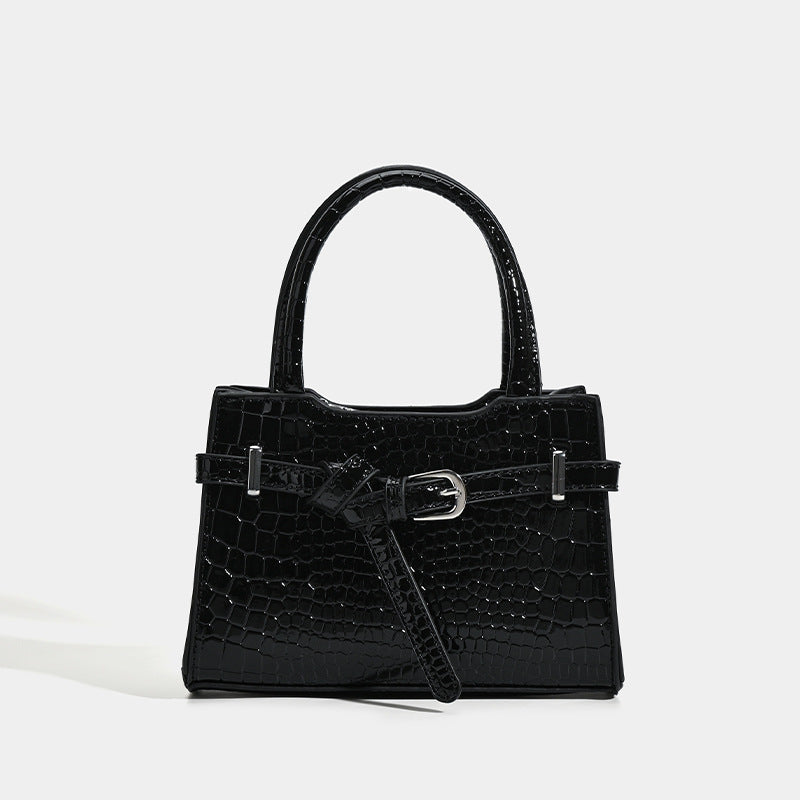 Damen modische Handtasche mit Kroko-Prägung Nord Taschen