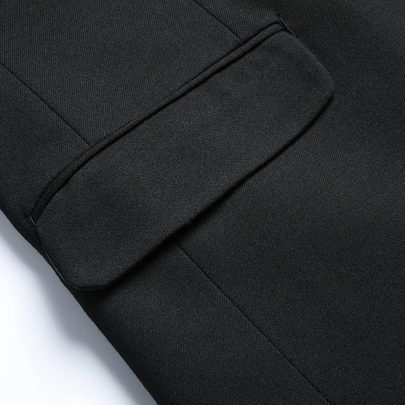 Herren Schmal geschnittenes Business-Sakko aus hochwertigem Wollmix mit leichter Thermofütterung Nord Taschen