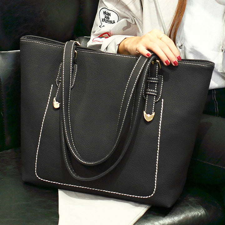 Damen elegante Tragetasche mit strukturiertem Kunstleder und modischem Stil Nord Taschen