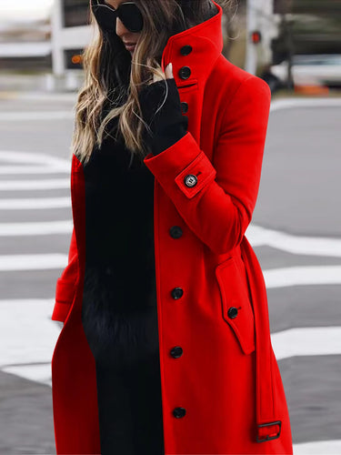Warmer Damen Trenchcoat Elegant