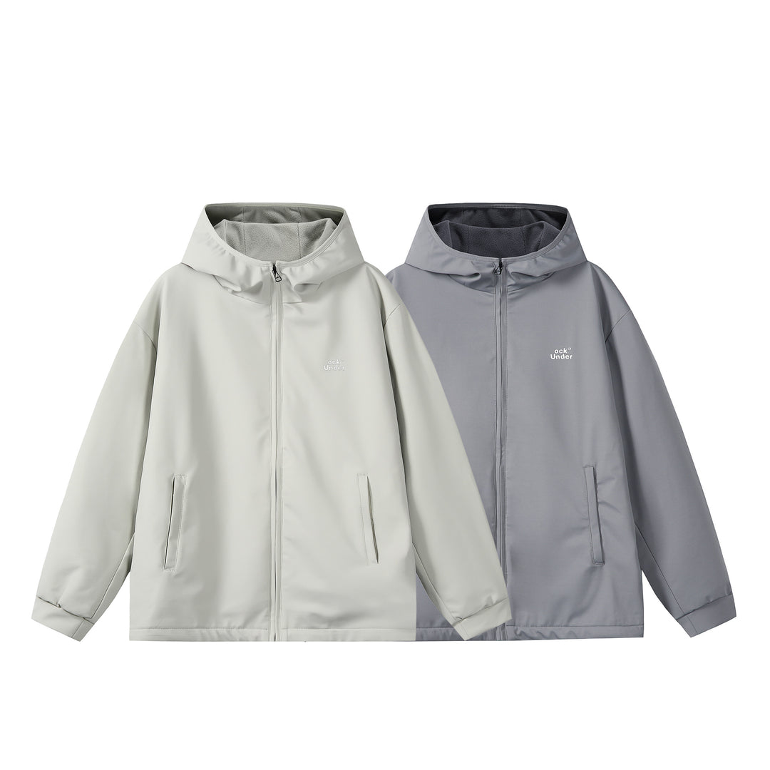 Unisex Wind- und Regenjacke mit Kapuze, wasserabweisender Softshell‑Hülle und wärmendem Fleecefutter Nord Taschen