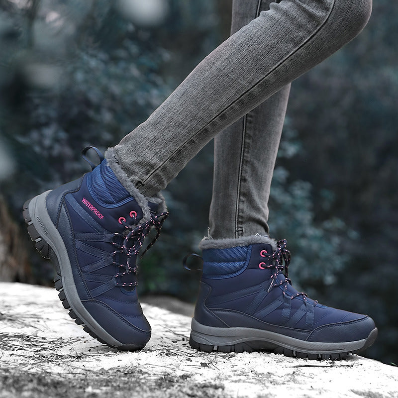 Damen Wasserfeste Winterstiefel mit isolierendem Futter und rutschfester Sohle Nord Taschen