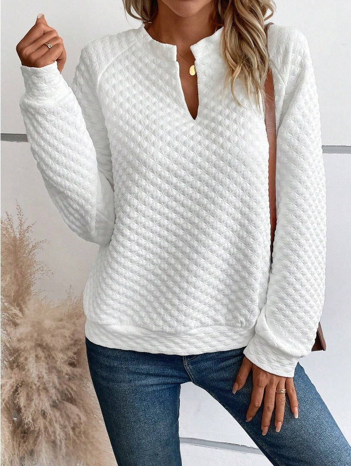 Damen Modischer Stehkragen Pullover Nord Taschen