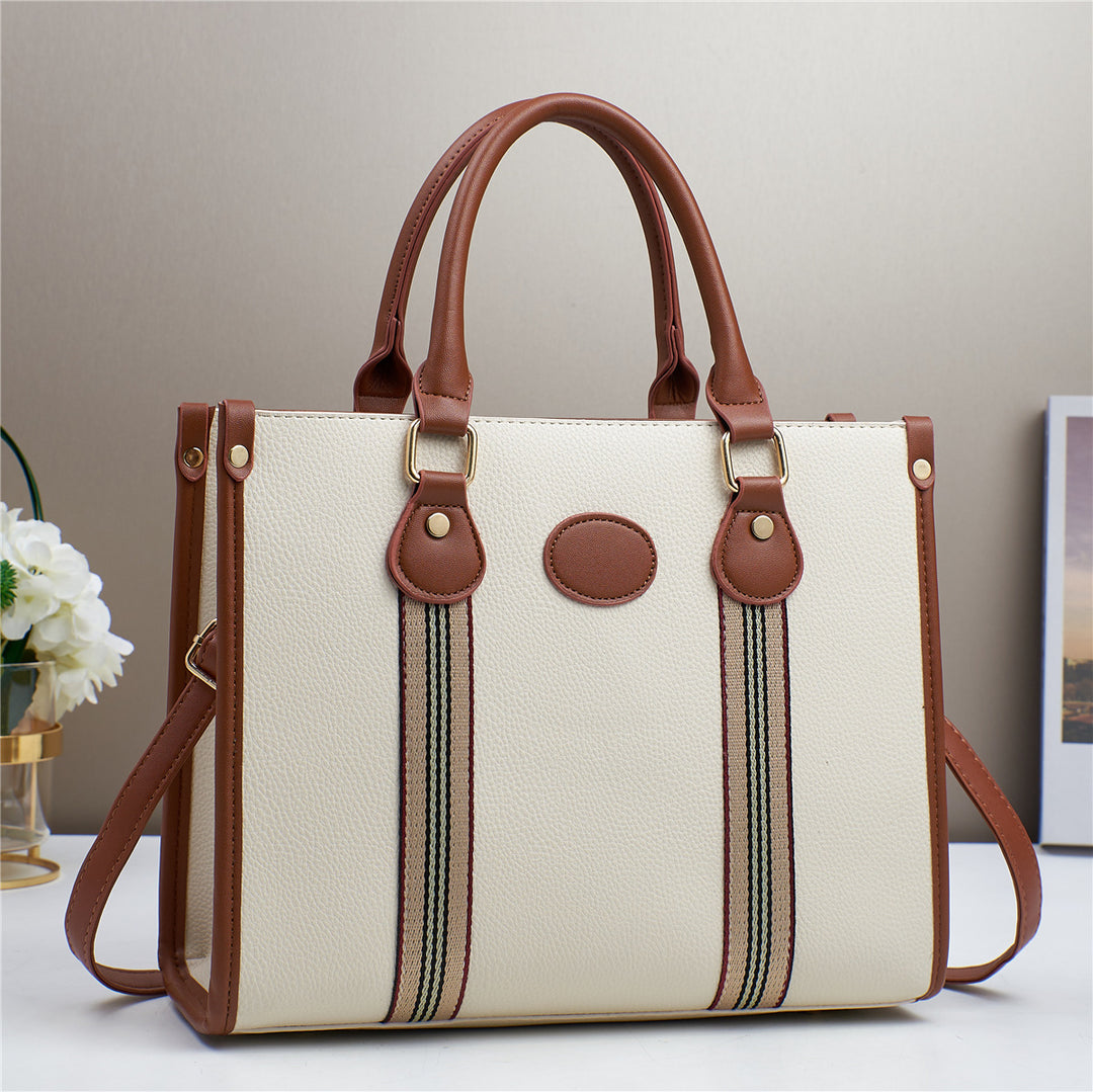 Damen modische Handtasche mit strukturiertem Obermaterial Nord Taschen