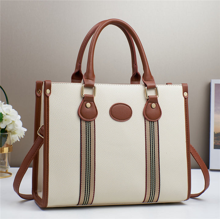 Damen modische Handtasche mit strukturiertem Obermaterial Nord Taschen