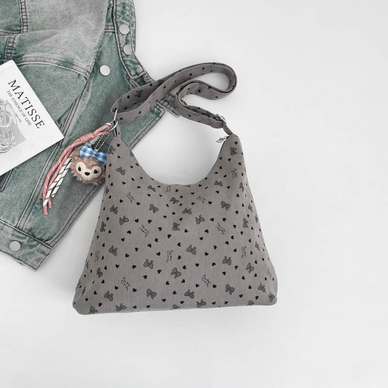 Damen leichte Beuteltasche mit verspieltem Muster Nord Taschen