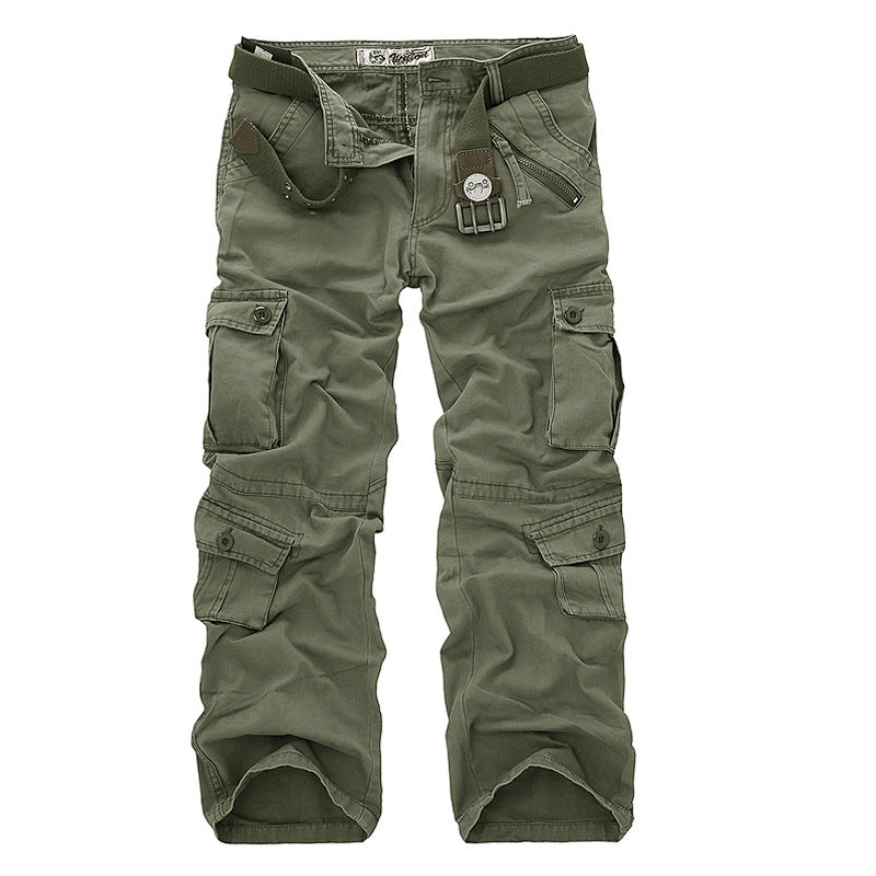Herren Cargo-Hose mit elastischem Bund und vielseitigen Taschen - Vittorelli