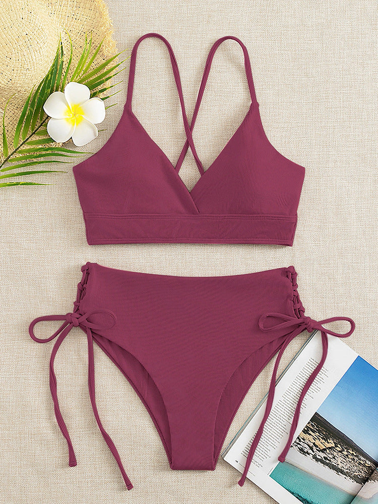 Damen Triangel-Bikini mit raffinierter Raffung Nord Taschen