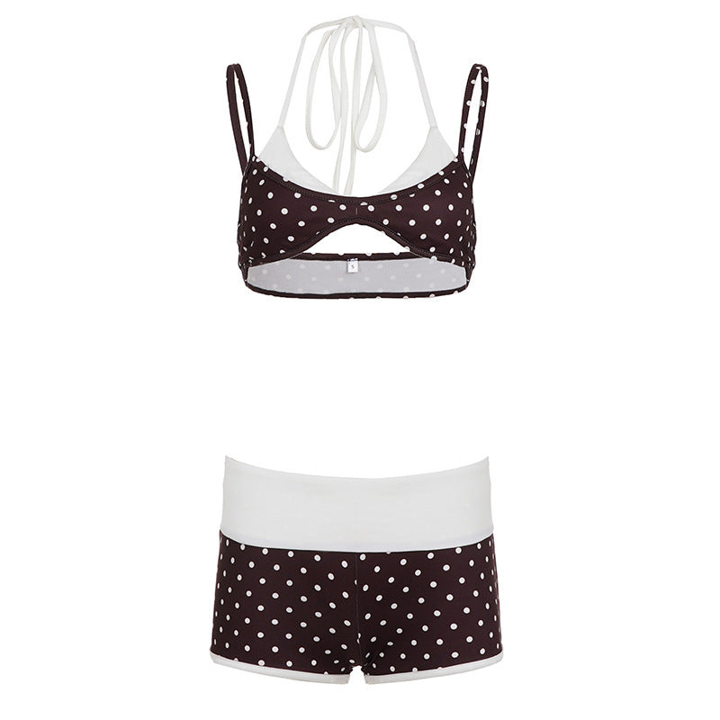Damen Bikini-Set mit trendigem Punktedesign und modischem Schnitt