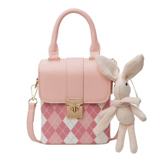 Damen Mini Handtasche mit elegantem Karomuster | Nord Taschen
